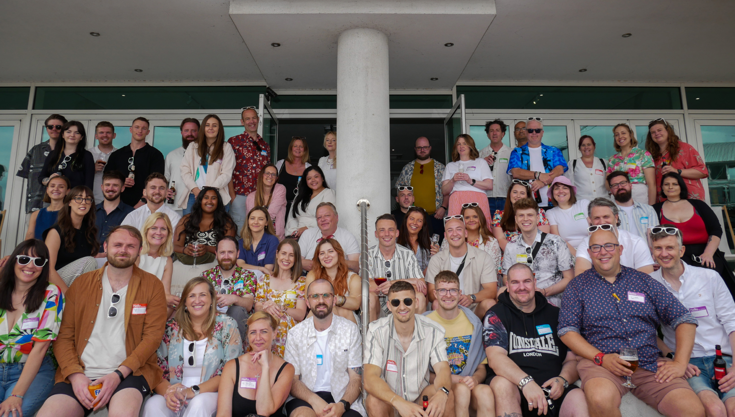 A very happy Spindogs team at a recent team gathering